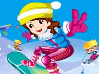 Snowboarder Girl background