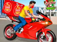Moto Pizza Delivery background
