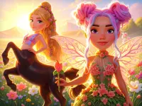 Spring Magic Enchanted Wardrobe background