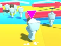 Fall Boys Skibidi Toilet background