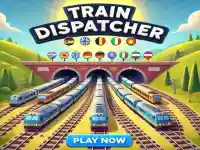 Train Dispatcher in Mall background