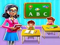 Kindergarten School Teacher background