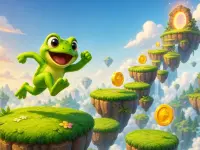Frog Leap 3D background