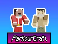 Parkour Craft Noob Steve background