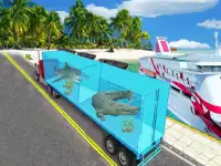 Sea Animal Transport Truck background