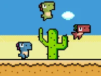 Pixel Dino Run background