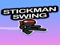 Stickman Swing Flat background