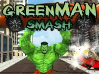 Green Man Smash background
