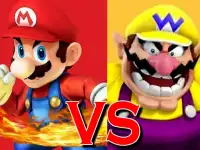 Super Mario vs Wario background
