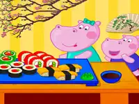Hippo Japanese Cooking Party background