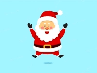 Bouncy Santa Claus background