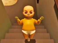 Baby in Yellow background