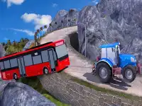 Heavy Tractor Towing background