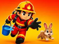 Rescue Rush: Wildfire background