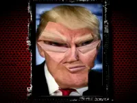 Trump Funny face HTML5 background