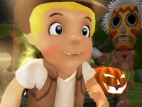 Halloween Island Running background