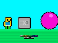 2D Obby Rainbow Parkour background