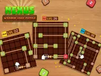 NEXUS : wooden logic puzzle background