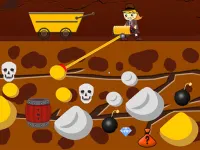 Lady Gold Miner background