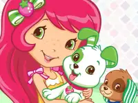 Strawberry Shortcake Puppy Care background