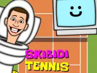 Skibidi Toilet Tennis background