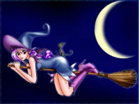 Anime Halloween Jigsaw Puzzle background