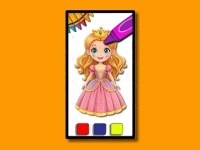 BTS Princess Coloring Book background