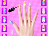 Easter Nails Design Salon background