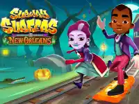 Subway Surfers Halloween Puzzle background