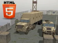 Army Vehicle Transporting background