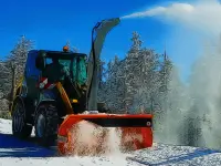 Winter Snow Plough Puzzle background