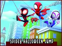 Spidey Halloween Jump background