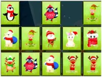Animals Memory Xmas background