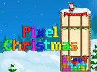 Pixel Christmas background