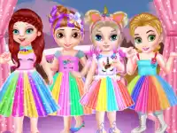 Baby Princesses Unicorn Party background