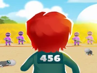 Squid game Octopus Games - K Challenges background