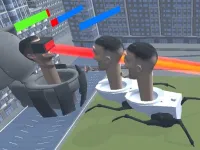 Merge Toilet Skib Fight background