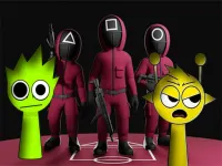 Squid Game Sprunki FNF Battle background