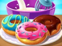Donuts Cooking Challenge Game background