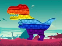 Dinosaur Pop It Jigsaw background