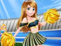 Cheerleader Girl Anna background