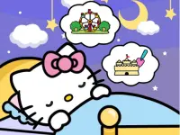 Hello Kitty Good Night background