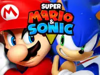 Super Mario and Sonic background
