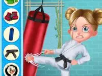 Karate Girl Vs School Bully background