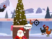 Christmas Chicken Shoot background