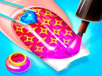 LOL Dolls Nail Salon background