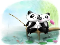Pandas Slide background