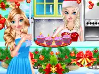 Sister Princess Christmas Cupcake Maker background