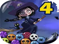 Bubble Shooter Funny Halloween Paper Fold background