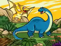 Antient Dinosaurs Memory background